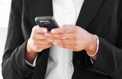 Man using a mobile phone