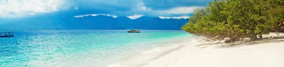 South Pacific Island shoreline